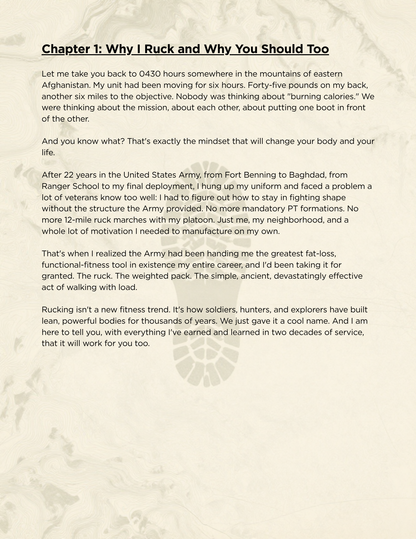 THE RUCK: Carry the Weight. Lose the Fat. Become Unbreakable(PDF Download)