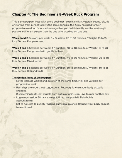 THE RUCK: Carry the Weight. Lose the Fat. Become Unbreakable(PDF Download)